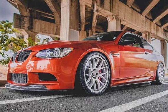 Накладка на передній бампер Lip Hamman-Style V1 (для M3, Карбон) для BMW 3 серія E-90/91/92/93 2005-2011 рр | Зображення 3