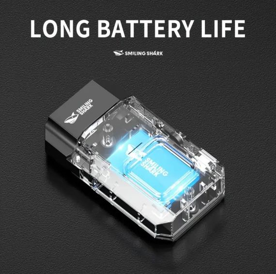 Перезаряджуваний ліхтарик-запальничка SMILING SHARK TIP-137 COB, надяскравий, з зарядкою Type-C, кишеньковий | Зображення 6