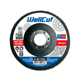 Диск пелюстковий торцевий d125мм T27 P100 WellCut