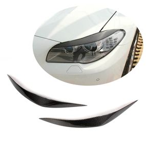 Вії на фари (2010-2013, Карбон) для BMW 5 серія F-10/11/07 рр