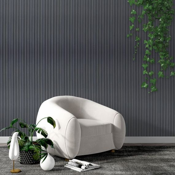 Рейка декоративна WPC стінова 3000х160х23мм Графіт SW-00001529 | Зображення 7