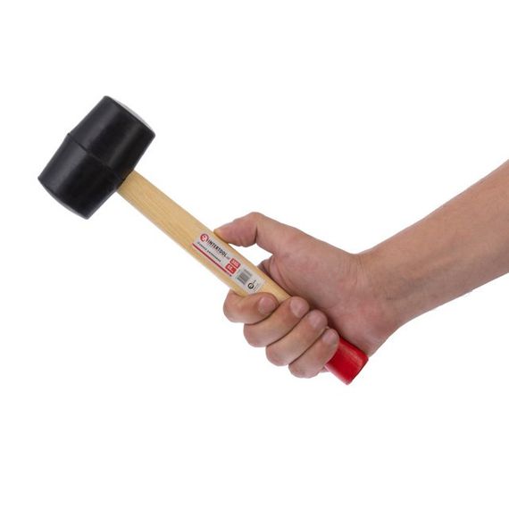 Киянка гумова 350 г, чорна INTERTOOL HT-0236 | Зображення 6