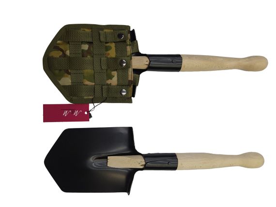 Саперна лопата МСЛ50 чорна в чохлі M&M мультикам (213517) | Зображення 3