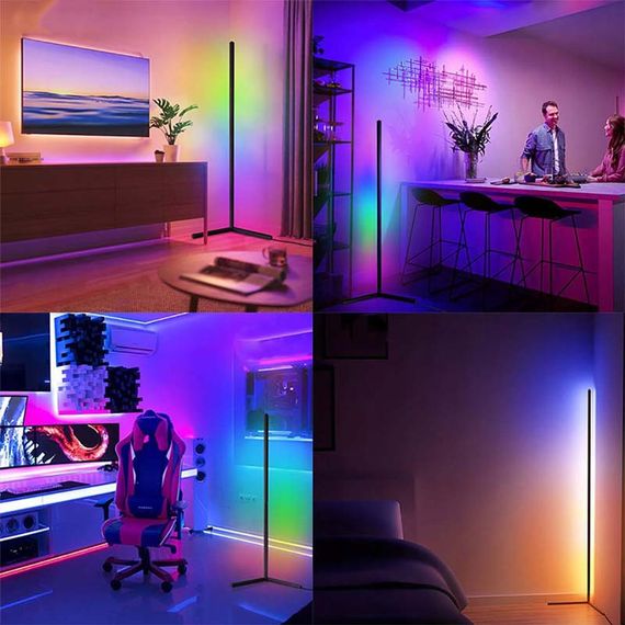 Підлогова кутова LED-лампа RGB Magic 1 Bluetooth USB with app | Зображення 3