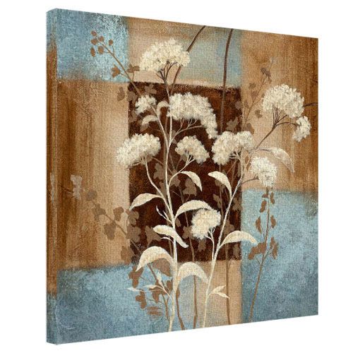 Картина на холсте Винтажные цветы 40x50 см (H5050_TSV010)