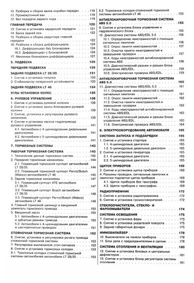 Volkswagen LT 1996-2006. Посібник з ремонту й експлуатації. Книга | Зображення 8
