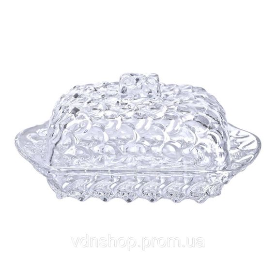 Маслянка для вершкового масла 17х10.5х8 см з кришкою зі скла HP-YH-46 | Зображення 1