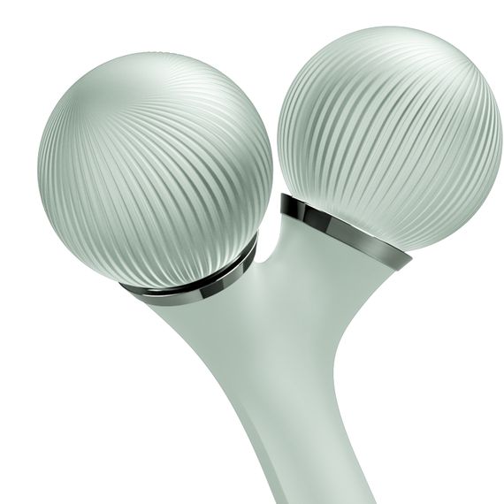Електронний ультразвуковий ролик для обличчя та тіла GESKE Sonic Facial&Body Roller 4в1 green | Зображення 4
