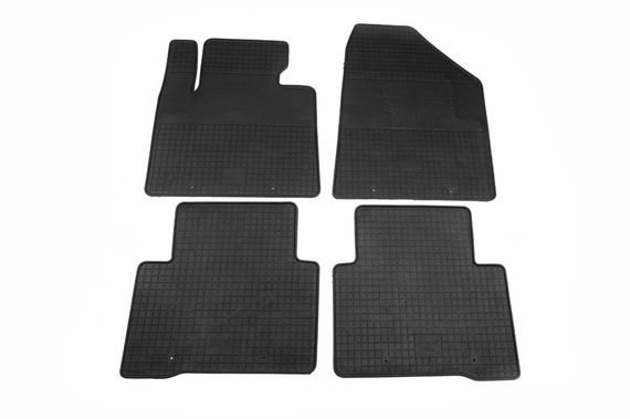 Гумові килимки (4 шт, Polytep) для Hyundai Santa Fe 3 2012-2018рр | Зображення 1