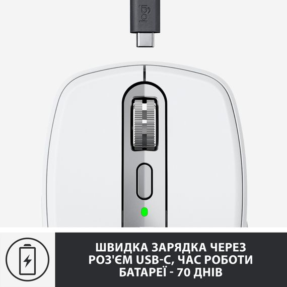 Мишка Logitech MX Anywhere 3 for Mac Pale Grey (910-005991) | Зображення 4