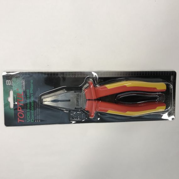 Плоскогубці з ізольованими ручками (пасатижі) 8" 1000V VDE TOPTUL DGCA2208 | Зображення 3