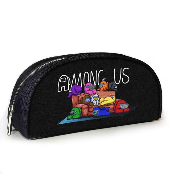 Пенал школьный Амонг Ас/Among Us 23х10х8 см с принтом для мальчика (02807)