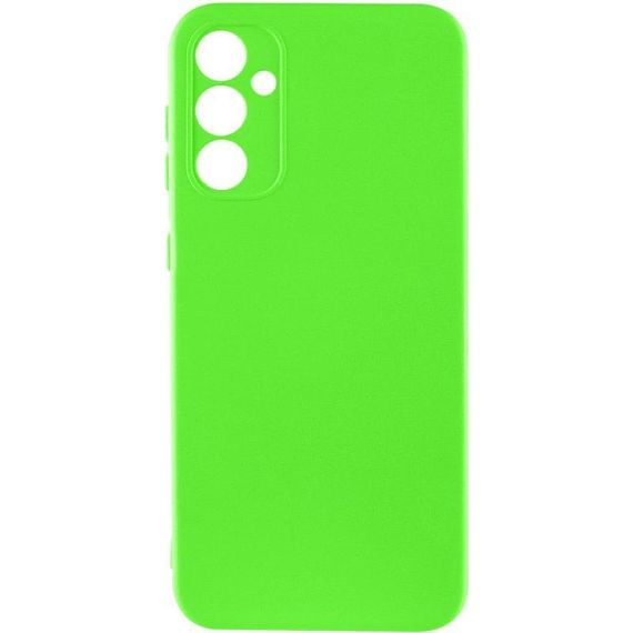 Чехол TPU GETMAN Liquid Silk Full Camera для Samsung Galaxy A55 Салатовый / Neon Green