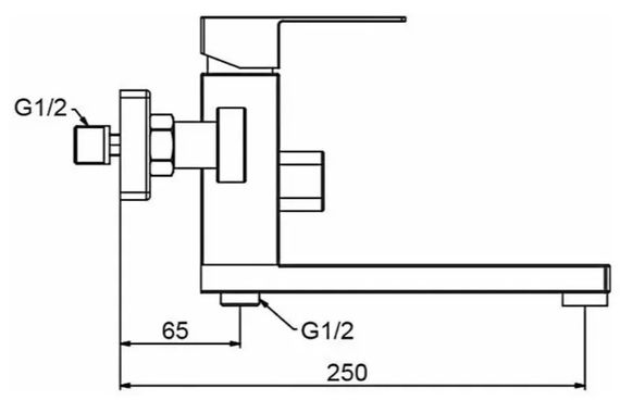 Змішувач для ванни Frap F32802-6 | Зображення 5