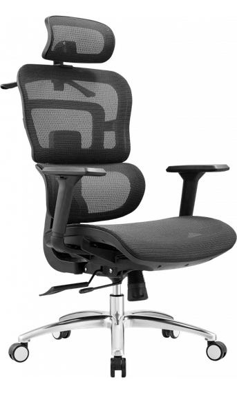 Кресло офисное GT Racer B-517M Black | Зображення 1