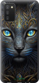 Чохол на Samsung Galaxy A03s A037F Кішка "5548t-2381-2448"
