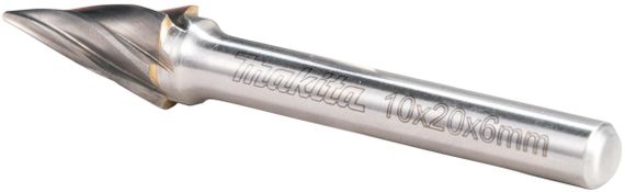 Фреза твердосплавна для кольорових металів 10x20x6мм SM Makita B-52853