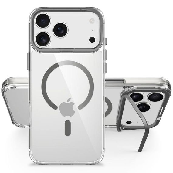 Чехол TPU Space Case Apex with MagSafe для Apple iPhone 17 Pro Max (6.9") Grey | Зображення 2