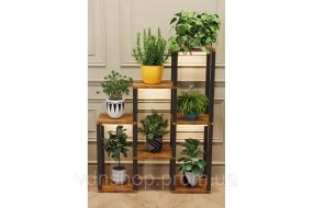 Стойка/полка для цветов и растений (CVT-8 с LED подсветкой)