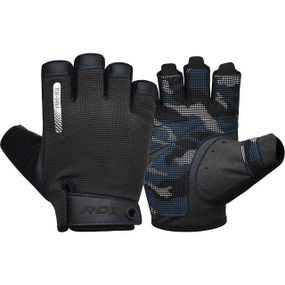 Рукавички для фітнесу RDX T2 Half Blue S