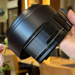 Чоловічий шкіряний ремінь із пряжкою автомат 4978