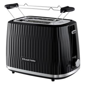 Тостер Russell Hobbs Eden 800Вт, пластик, підігрів, розморожування, чорний (27371-56)