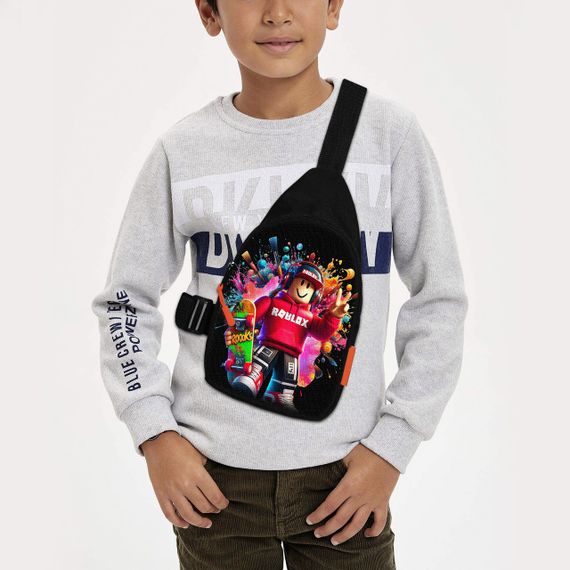 Сумка через плече дитяча Roblox 29х17 см сумка слінг для хлопчика (01987)