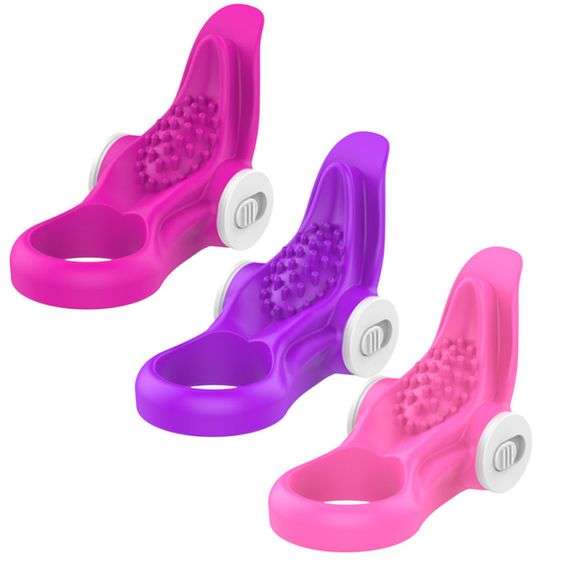 Ерекційні кільце з вібрацією Babydoll Універсальний. Фіолетовий 4046-3 | Зображення 4