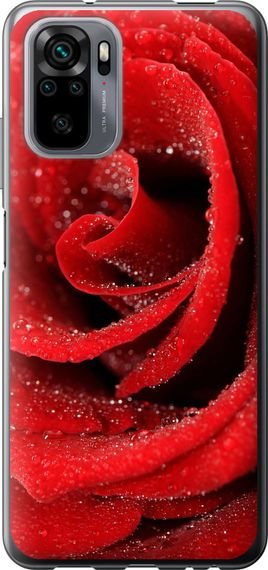 Чехол на Xiaomi Poco M5s Красная роза "529u-3117-17620"