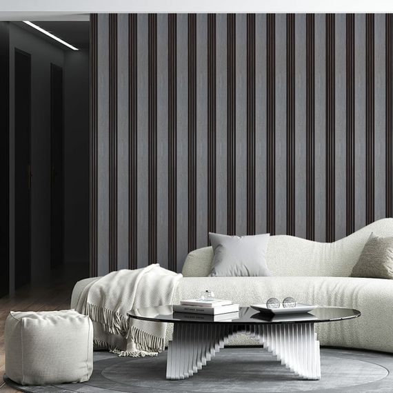 Рейка декоративна PS 2900х160х11мм Сіре дерево з чорним SW-00002149- | Зображення 6