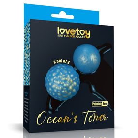 Вагінальні кульки Ocean's Toner, блакитні