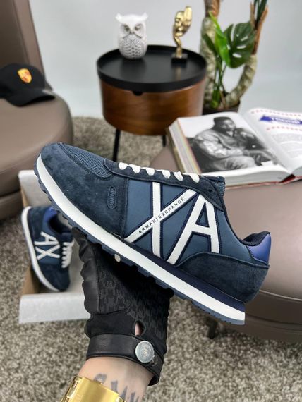 Чоловічі кросівки Exchange AX Dark Navy замша , текстиль , В'єтнам 44 28 | Зображення 6