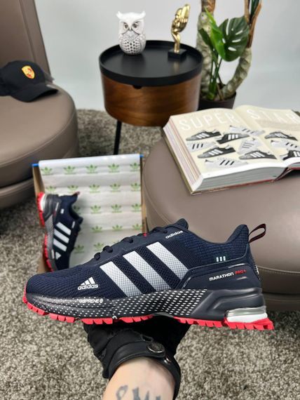 Мужские кроссовки Marathon Pro+ Navy Red текстиль  весна / літо / осінь A3620 42 26,5 | Зображення 4