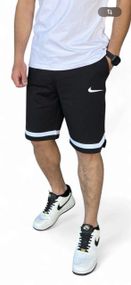 Чоловічі шорти Nike чорні (полоса)
