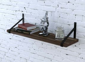 Полка настенная Loft Design PL3-92-32 орех модена