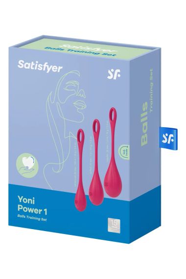 Набір вагінальних кульок Satisfyer Yoni Power 1 червоний Sex Aura | Зображення 3