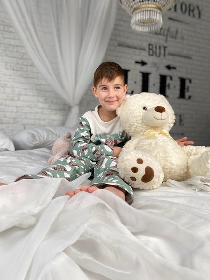 Піжама дитяча "Family look" Носи своє 116 Зелений (p-7569-97074) | Зображення 8