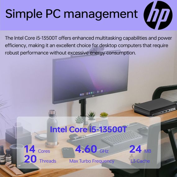 Комп&#039;ютер персональний неттоп HP Pro 400-G9 Mini 884V0EA | Зображення 3