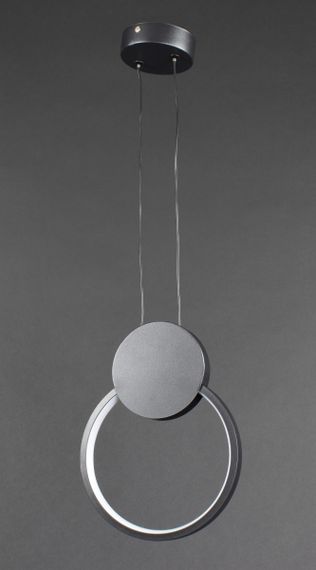 Люстра світлодіодна підвісна LED світильник для квартири на стелю лед 27132 Чорний 30-200х20х10 см.