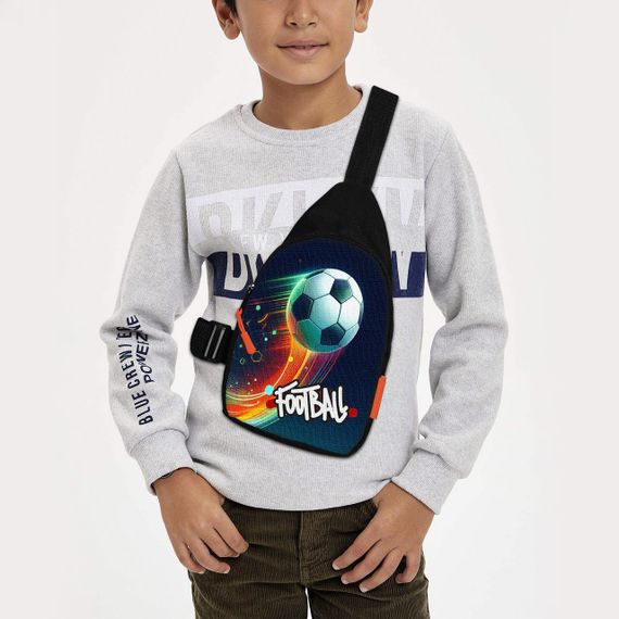 Сумка через плече дитяча Футбол 29х17 см сумка слінг для хлопчика (02240)
