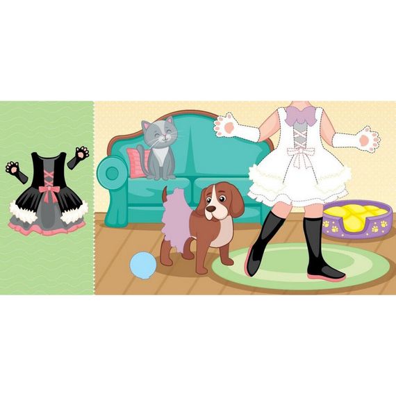 Дитяча книжка з наклейками Одягни ляльку "Модниця Аліса на карнавалі" 615010 | Зображення 1