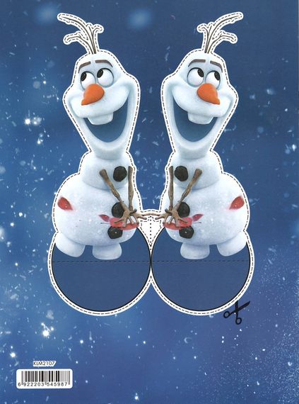 Розмальовка Frozen А4 + 114 наліпок KLM2107 Jumbi (6922203545987) | Зображення 4