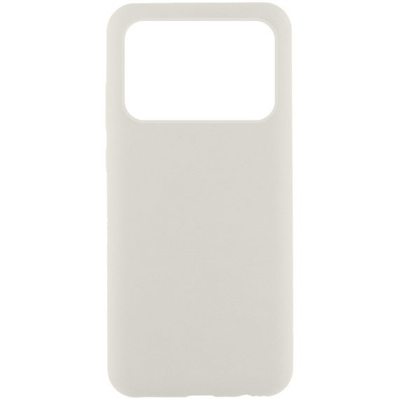 Чехол Silicone Cover Lakshmi (AAA) для Xiaomi Poco X6 Pro Белый / White