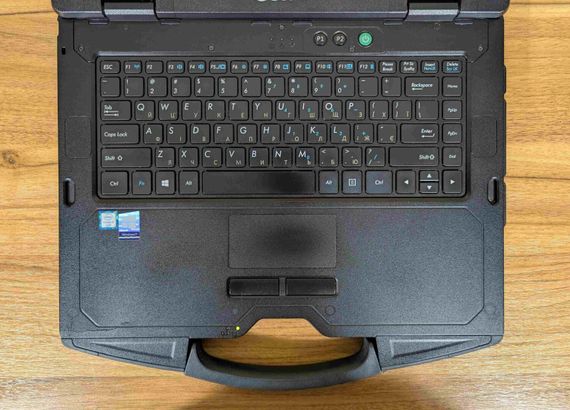 Захищений ноутбук Getac S410 / 14" (1920x1080) IPS Touch / Intel Core i7-6500U (2 (4) ядра по 2.5 - 3.1 GHz) / 8 GB DDR4 / 240 GB SSD / Intel HD Graphics 520 / Windows 10 б/в + Подарунок Бездротова миша / USB | Зображення 2