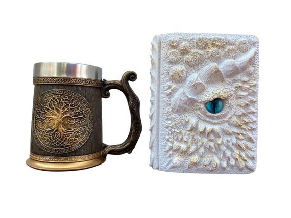 Подарунковий набір Кухоль 3D Друїд Ігграсиль і Блокнот 3D «Око Крижаного Хранителя»