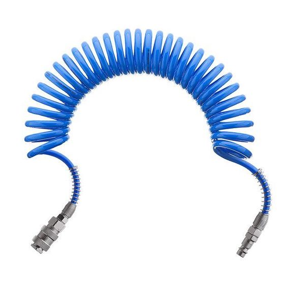 Шланг спіральний зі швидкороз'ємним з'єднанням 5 м, 5,5*8 мм INTERTOOL PT-1706 | Зображення 1