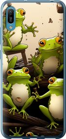 Чехол на Huawei Y6 2019 Жабки "5656u-1666-17620"