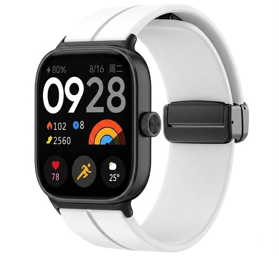 Ремінець Primolux Magnetic Silicone для годинника Xiaomi Redmi Watch 5 / Xiaomi Smart Band 9 Pro - White | Зображення 1