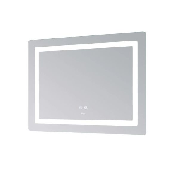 Дзеркало Lidz Kubis (KU2) 800х600 з LED-підсвічуванням Touch, з антизапотіванням, з димером, рег. яскравості LD78LF904806048446 | Зображення 4