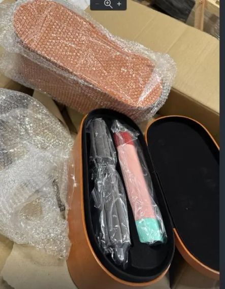 Професійний стайлер для волосся 5 в 1, керамічне покриття, іонізація повітря, багатофункціональний фен, випрямляч, об'ємний стайлер, якісний кейс | Зображення 6